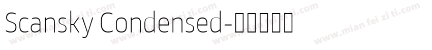 Scansky Condensed字体转换